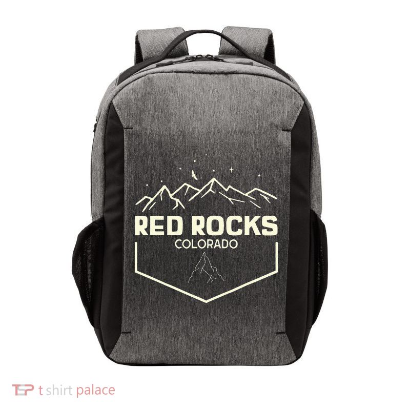 Red Rocks Colorado Epic Moonlight Vector Backpack