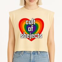 Reel Rejects Cult Of Shejects New Garment-Dyed Women's Muscle Tee