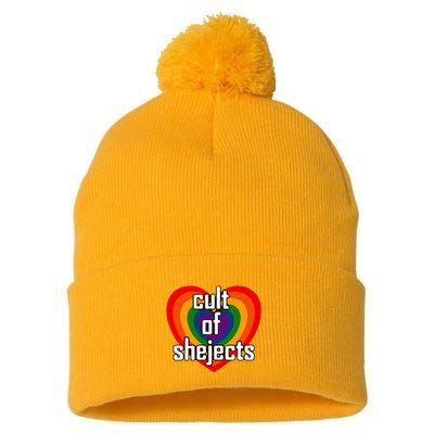 Reel Rejects Cult Of Shejects New Pom Pom 12in Knit Beanie