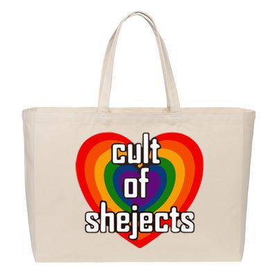 Reel Rejects Cult Of Shejects New Cotton Canvas Jumbo Tote