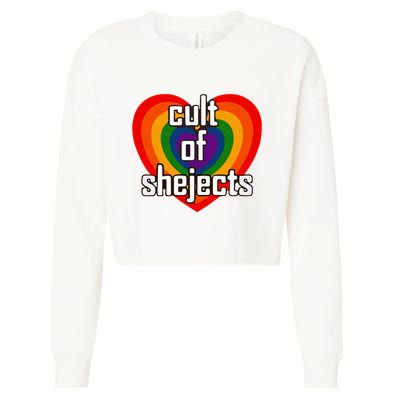 Reel Rejects Cult Of Shejects New Cropped Pullover Crew