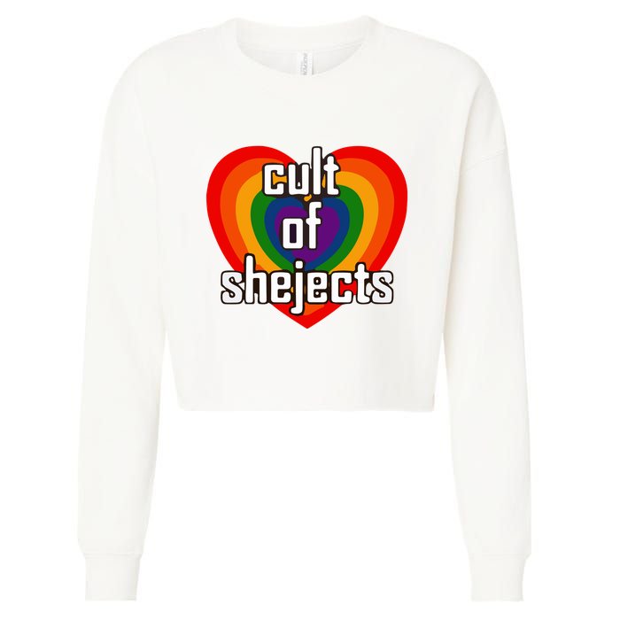 Reel Rejects Cult Of Shejects New Cropped Pullover Crew