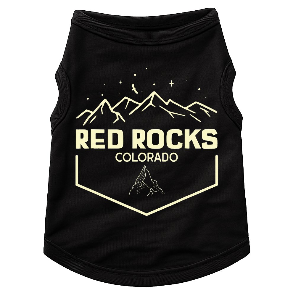 Red Rocks Colorado Epic Moonlight Doggie Tank