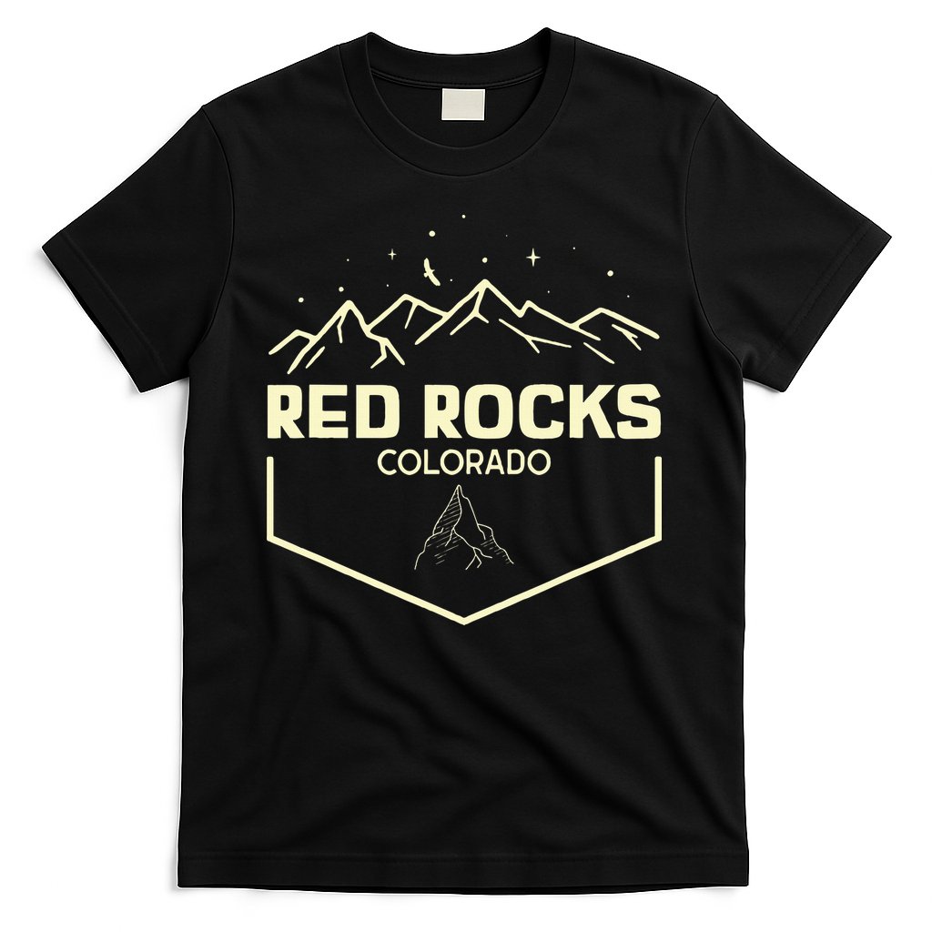 Red Rocks Colorado Epic Moonlight T-Shirt