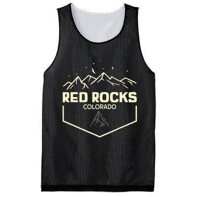 Red Rocks Colorado Epic Moonlight Mesh Reversible Basketball Jersey Tank