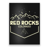 Red Rocks Colorado Epic Moonlight Poster