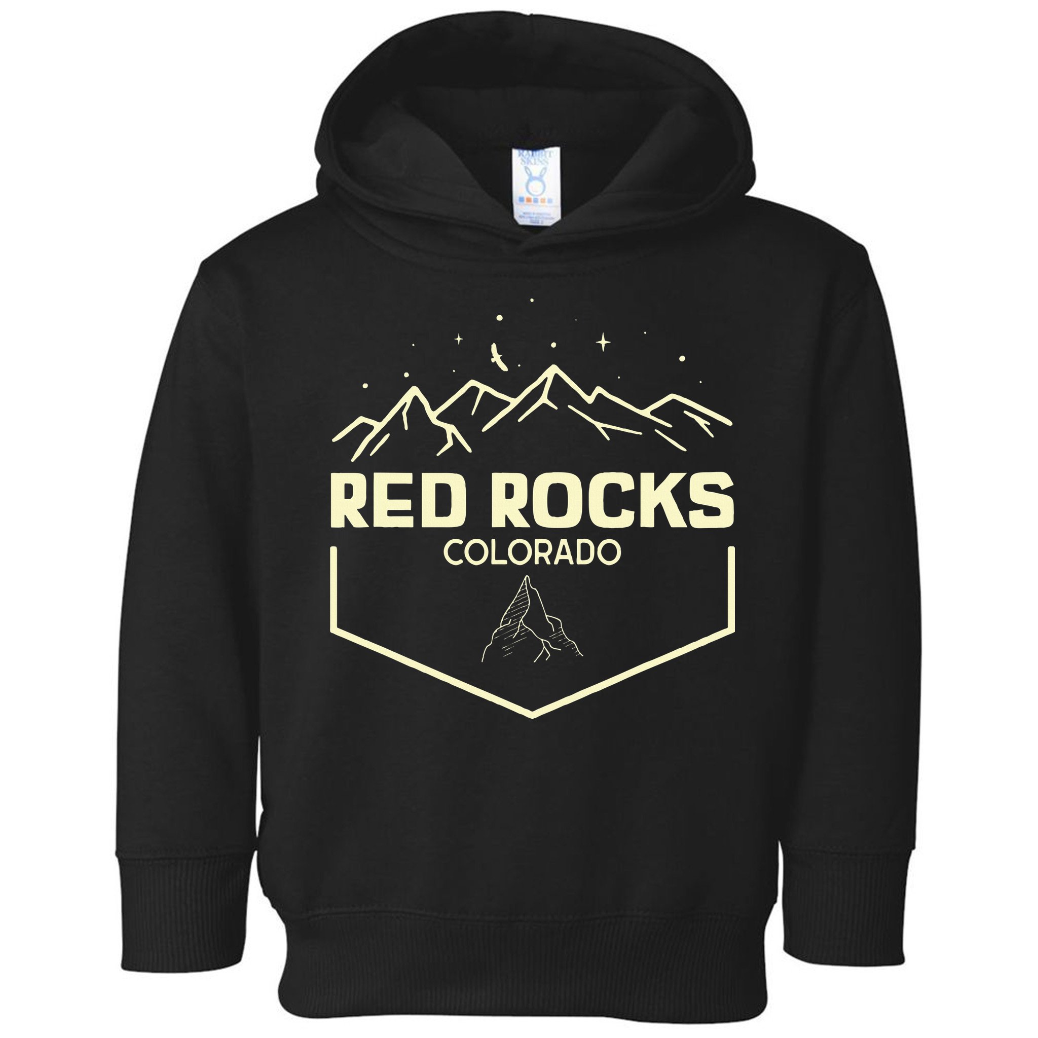 Red Rocks Colorado Epic Moonlight Toddler Hoodie
