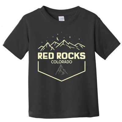 Red Rocks Colorado Epic Moonlight Toddler T-Shirt