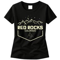 Red Rocks Colorado Epic Moonlight Womens T-Shirt