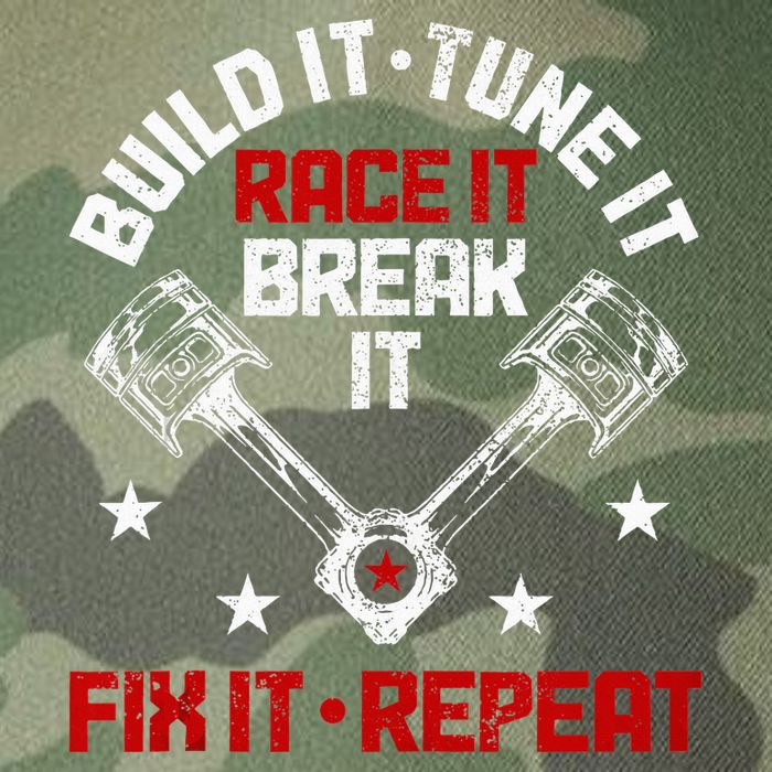 Racing Race Car Build Tune Break Fix Funny Racer Drag Racing Legacy Tie Dye Trucker Hat