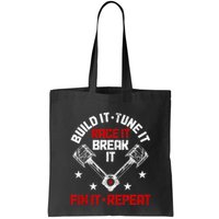 Racing Race Car Build Tune Break Fix Funny Racer Drag Racing Bag