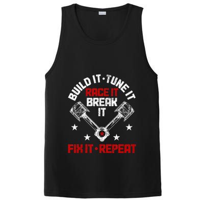 Racing Race Car Build Tune Break Fix Funny Racer Drag Racing PosiCharge Competitor Tank