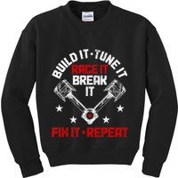 Racing Race Car Build Tune Break Fix Funny Racer Drag Racing Kids Sweatshirt