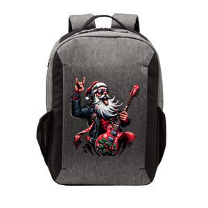 Rock & Roll Christmas Santa Claus Guitar Player Vector Backpack