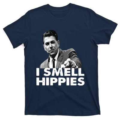 Reagan Ronald Conservative Funny Smell Hippies Merica T-Shirt