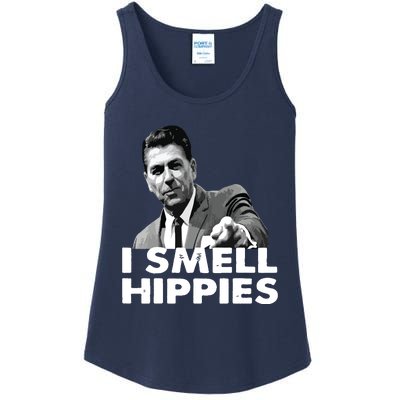 Reagan Ronald Conservative Funny Smell Hippies Merica Ladies Essential Tank