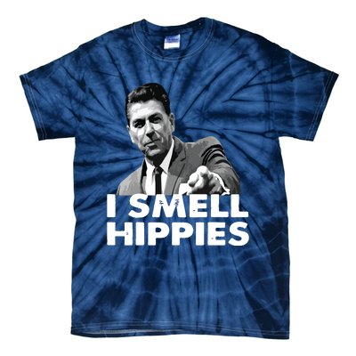 Reagan Ronald Conservative Funny Smell Hippies Merica Tie-Dye T-Shirt