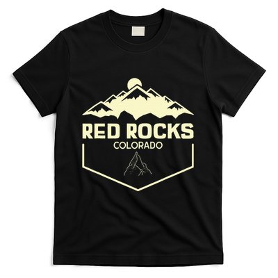 Red Rocks Colorado Beautiful Rocky Mountains T-Shirt