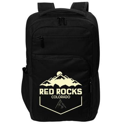 Red Rocks Colorado Beautiful Rocky Mountains Impact Tech Backpack