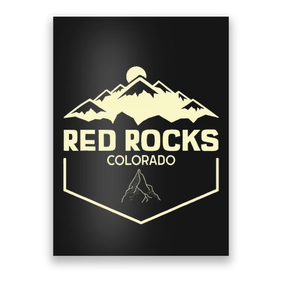 Red Rocks Colorado Beautiful Rocky Mountains Poster