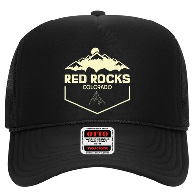 Red Rocks Colorado Beautiful Rocky Mountains Trucker Hat