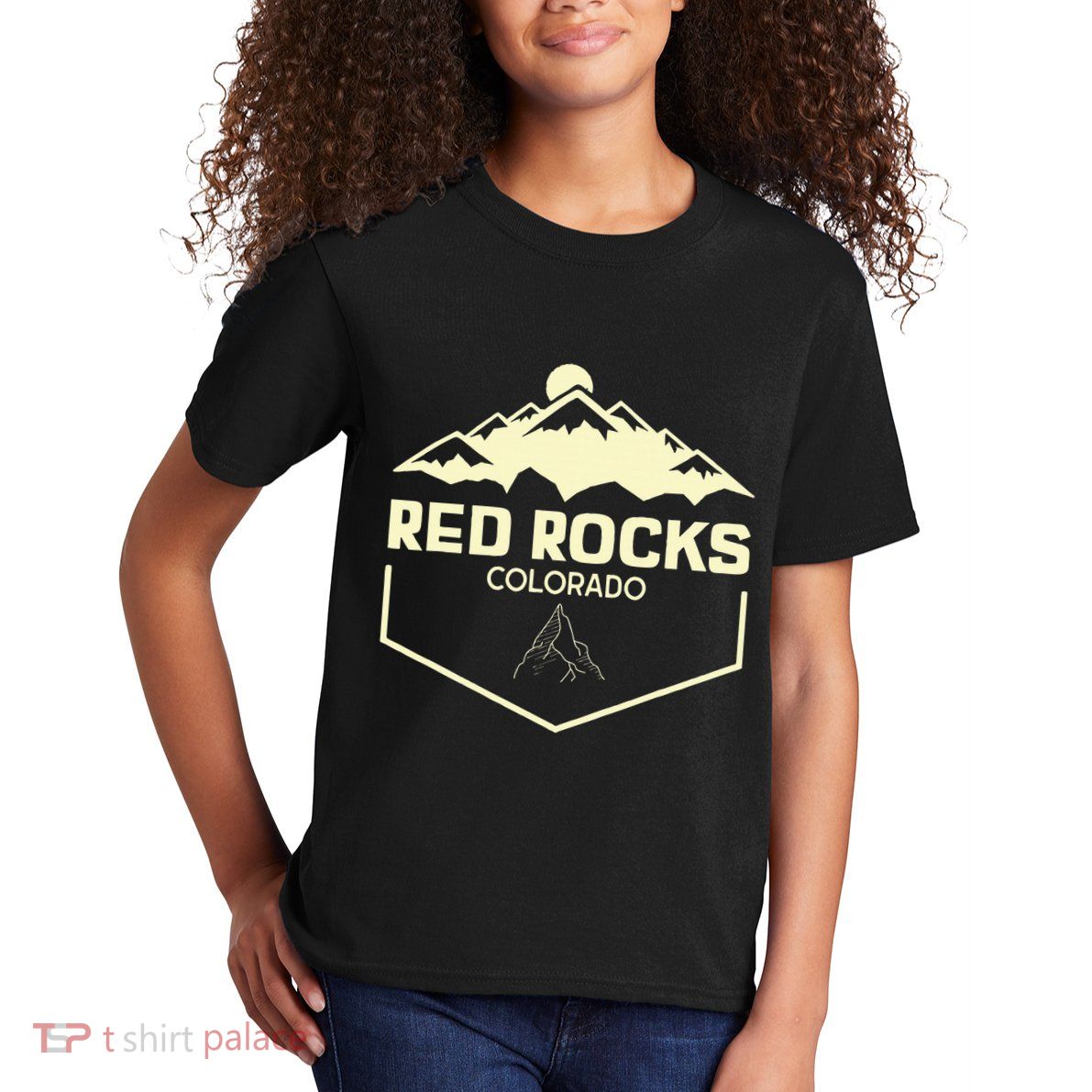 Red Rocks Colorado Beautiful Rocky Mountains Kids T-Shirt