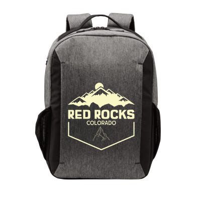 Red Rocks Colorado Beautiful Rocky Mountains Vector Backpack