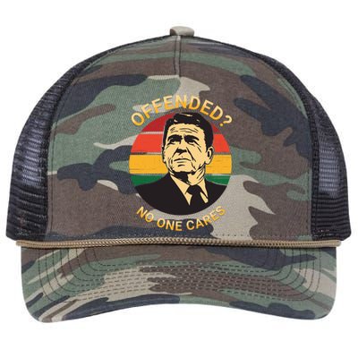 Ronald Reagan Conservative Politically Incorrect Retro Rope Trucker Hat Cap