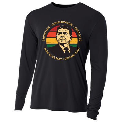 Ronald Reagan Conservative Politically Incorrect Cooling Performance Long Sleeve Crew