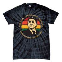 Ronald Reagan Conservative Politically Incorrect Tie-Dye T-Shirt