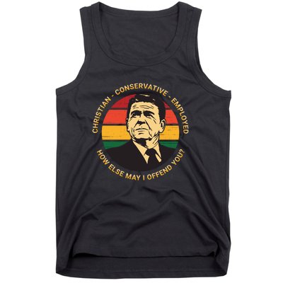 Ronald Reagan Conservative Politically Incorrect Tank Top