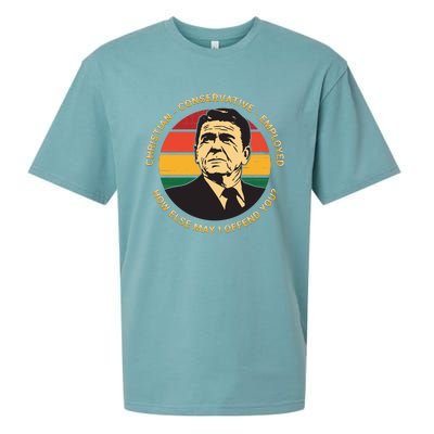 Ronald Reagan Conservative Politically Incorrect Sueded Cloud Jersey T-Shirt