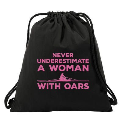 Rowing Row Crew Paddling Oar Scullers Drawstring Bag