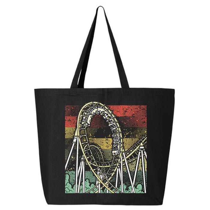 Retro Roller Coaster 25L Jumbo Tote