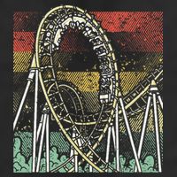 Retro Roller Coaster 25L Jumbo Tote