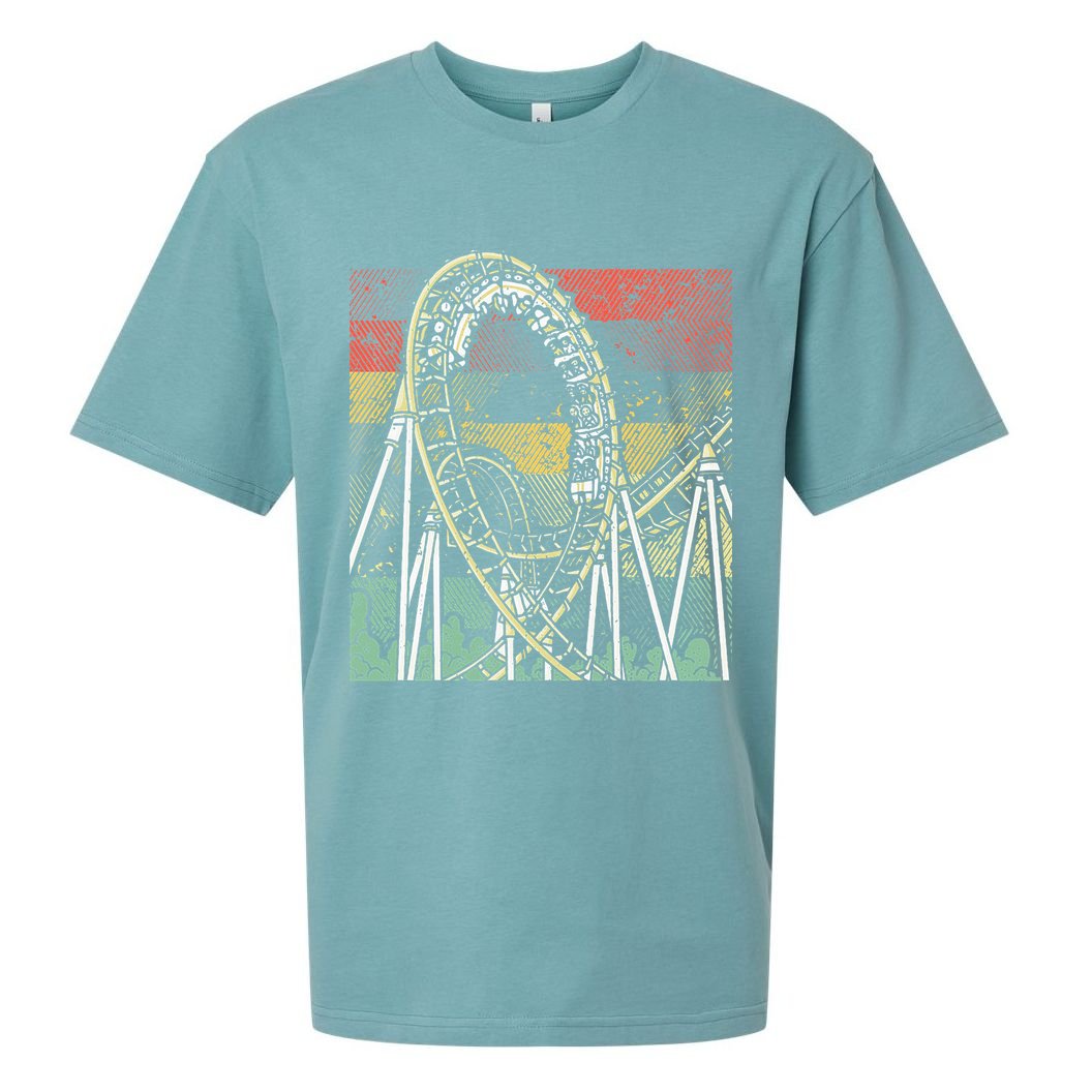 Retro Roller Coaster Sueded Cloud Jersey T-Shirt