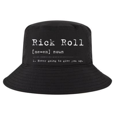Rick Roll Definition Meme Cool Comfort Performance Bucket Hat