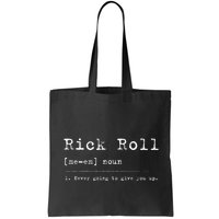 Rick Roll Definition Meme Bag
