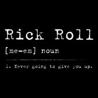 Rick Roll Definition Meme Mousepad