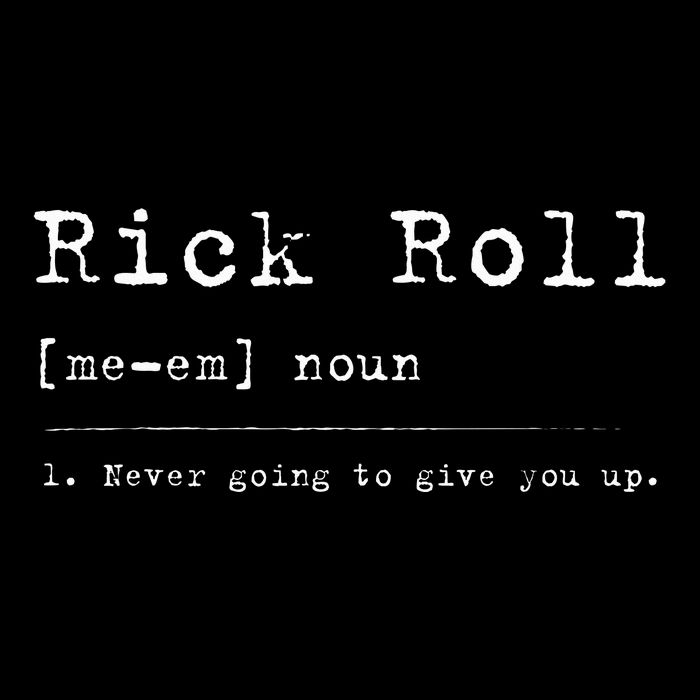 Rick Roll Definition Meme Baby Bodysuit