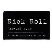 Rick Roll Definition Meme Microfiber Hand Towel