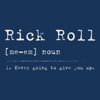 Rick Roll Definition Meme Infant Baby Jersey Bodysuit
