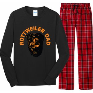 Rottweiler Rottie Dad Daddy Father Funny Long Sleeve Pajama Set