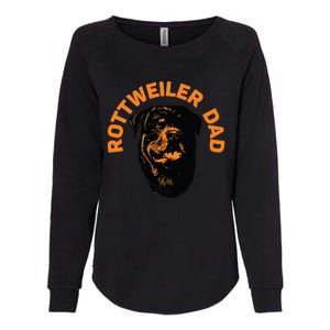 Rottweiler Rottie Dad Daddy Father Funny Womens California Wash Sweatshirt