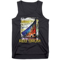 Redfish Red Drum Salty Dad Gift Saltwater Fishing Ocean Fish Tank Top