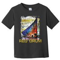 Redfish Red Drum Salty Dad Gift Saltwater Fishing Ocean Fish Toddler T-Shirt