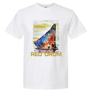 Redfish Red Drum Salty Dad Gift Saltwater Fishing Ocean Fish Garment-Dyed Heavyweight T-Shirt