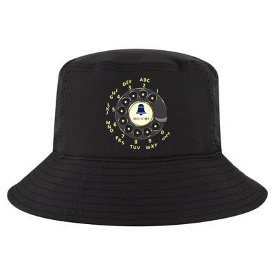 Retro Rotary Dial Cool Comfort Performance Bucket Hat