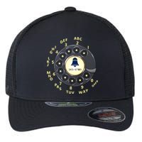 Retro Rotary Dial Flexfit Unipanel Trucker Cap