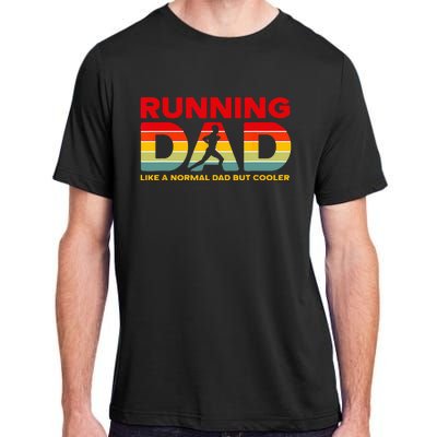 Retro Running Dad Apparel Funny Marathon Adult ChromaSoft Performance T-Shirt